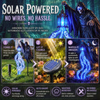 3D Grim Reaper Lantern Halloween Garden Light