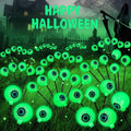 Solar Halloween Eyeball Stake Lights – 8-Light LED Set