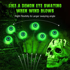 Solar Halloween Eyeball Stake Lights – 8-Light LED Set