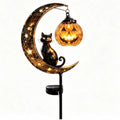 Solar Halloween Garden Stake Light – Black Cat, Pumpkin & Spooky Designs