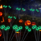 Solar Halloween Eyeball Stake Lights – 8-Light LED Set