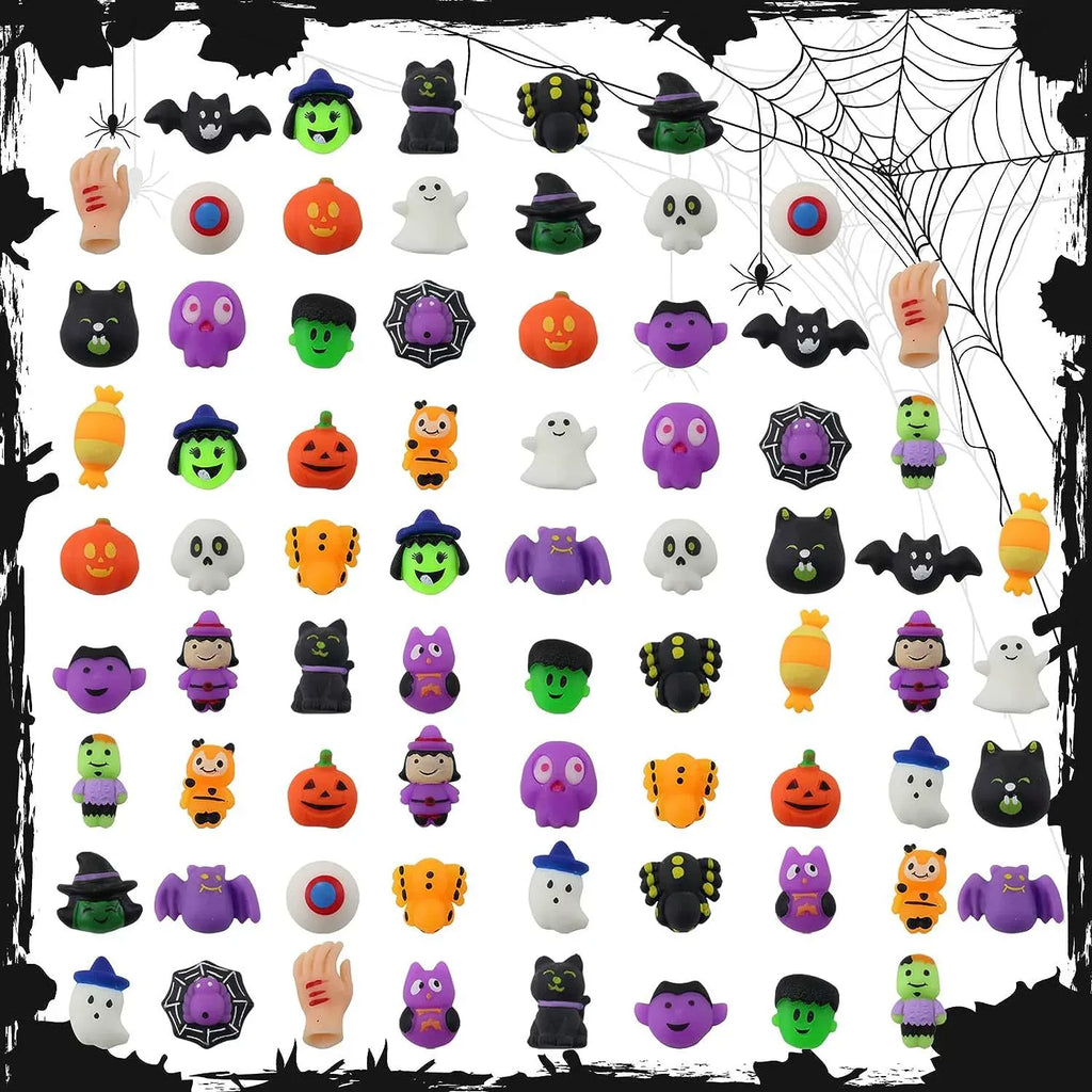 Halloween Squishy Party Favors – Assorted Halloween Squeeze Toys