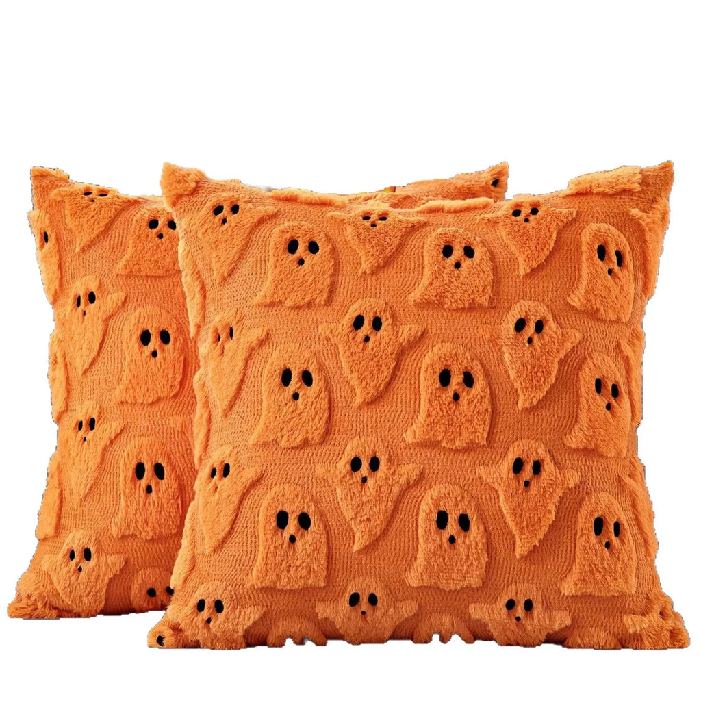Spooky Ghost Pillow Cover – Halloween Decorative Throw Pillow Case