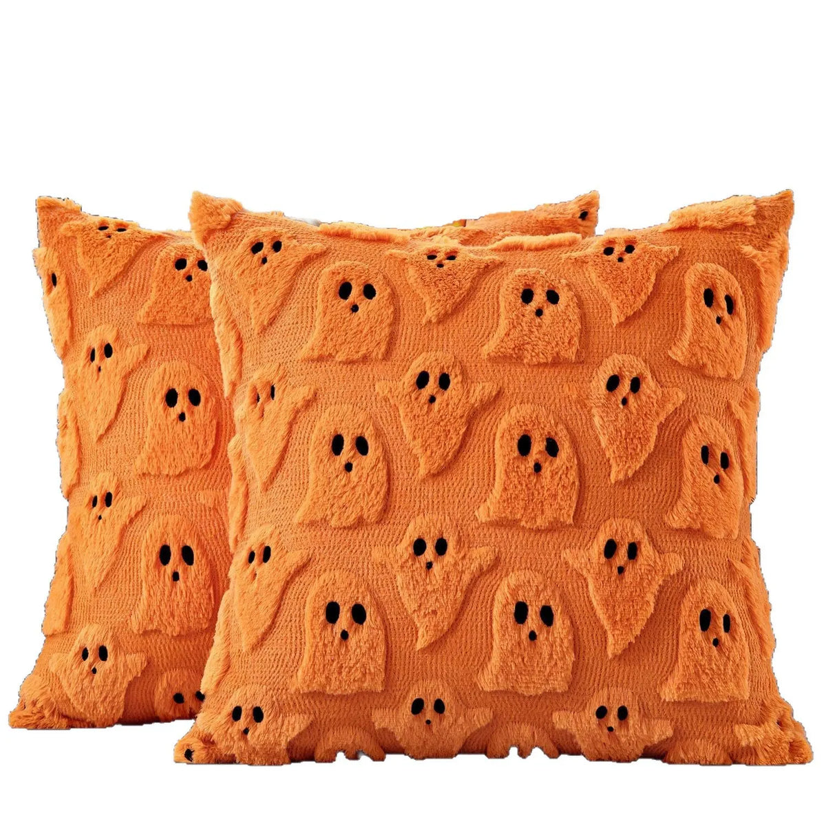 Spooky Ghost Pillow Cover – Halloween Decorative Throw Pillow Case