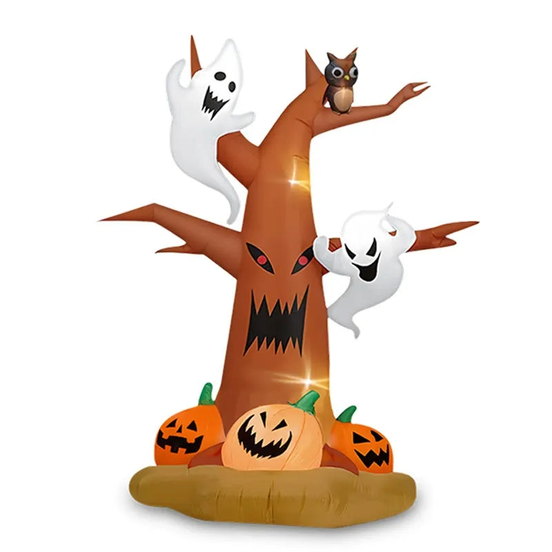 🎃 Haunted Pumpkin Tree™ – LED Halloween Inflatable Yard Decoration