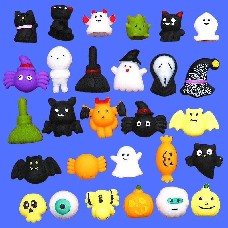 Halloween Squishy Party Favors – Assorted Halloween Squeeze Toys