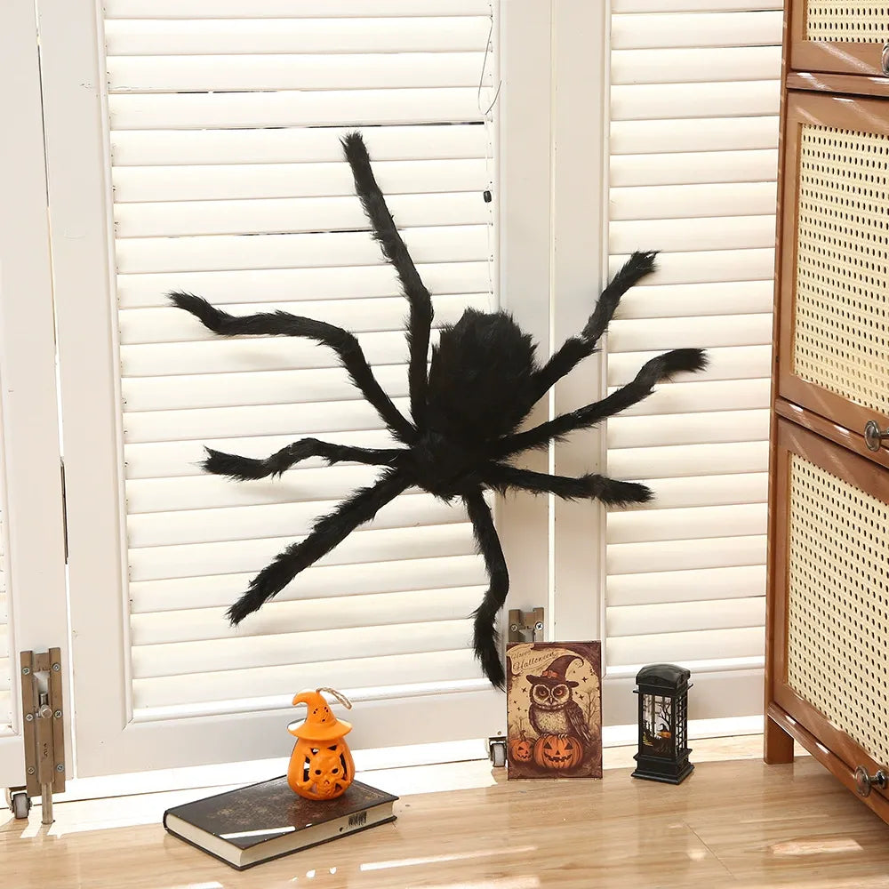 Light-Up Halloween Spider Web – 5M Giant LED Spider Web Decoration