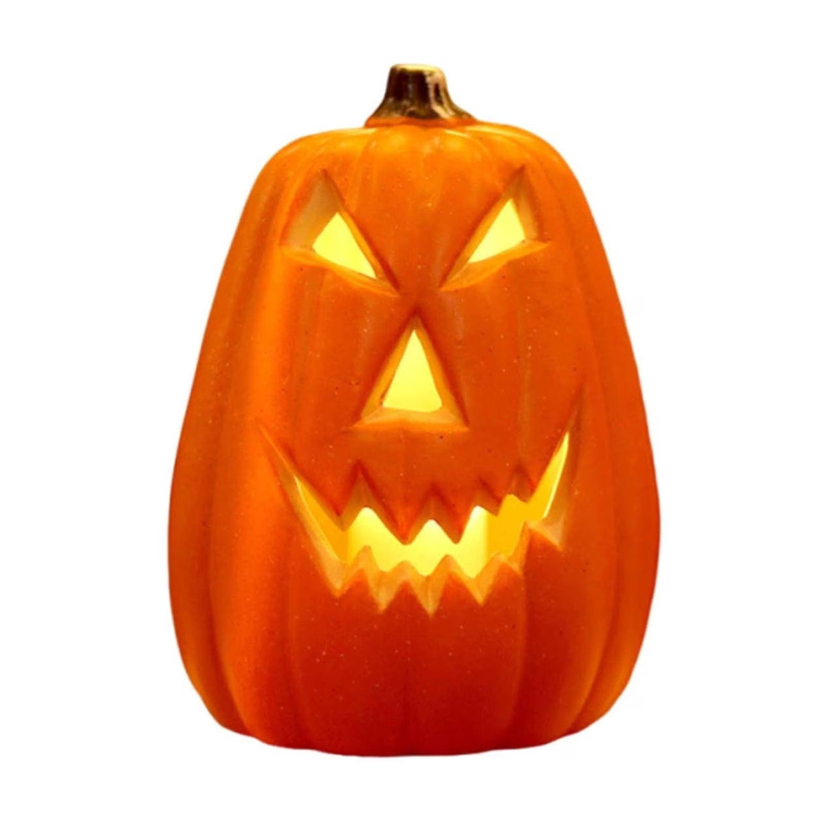 Halloween Pumpkin Lantern Light Outdoor Decoration, LED Glowing Jack O Lantern for Porch, Garden and Party Decor
