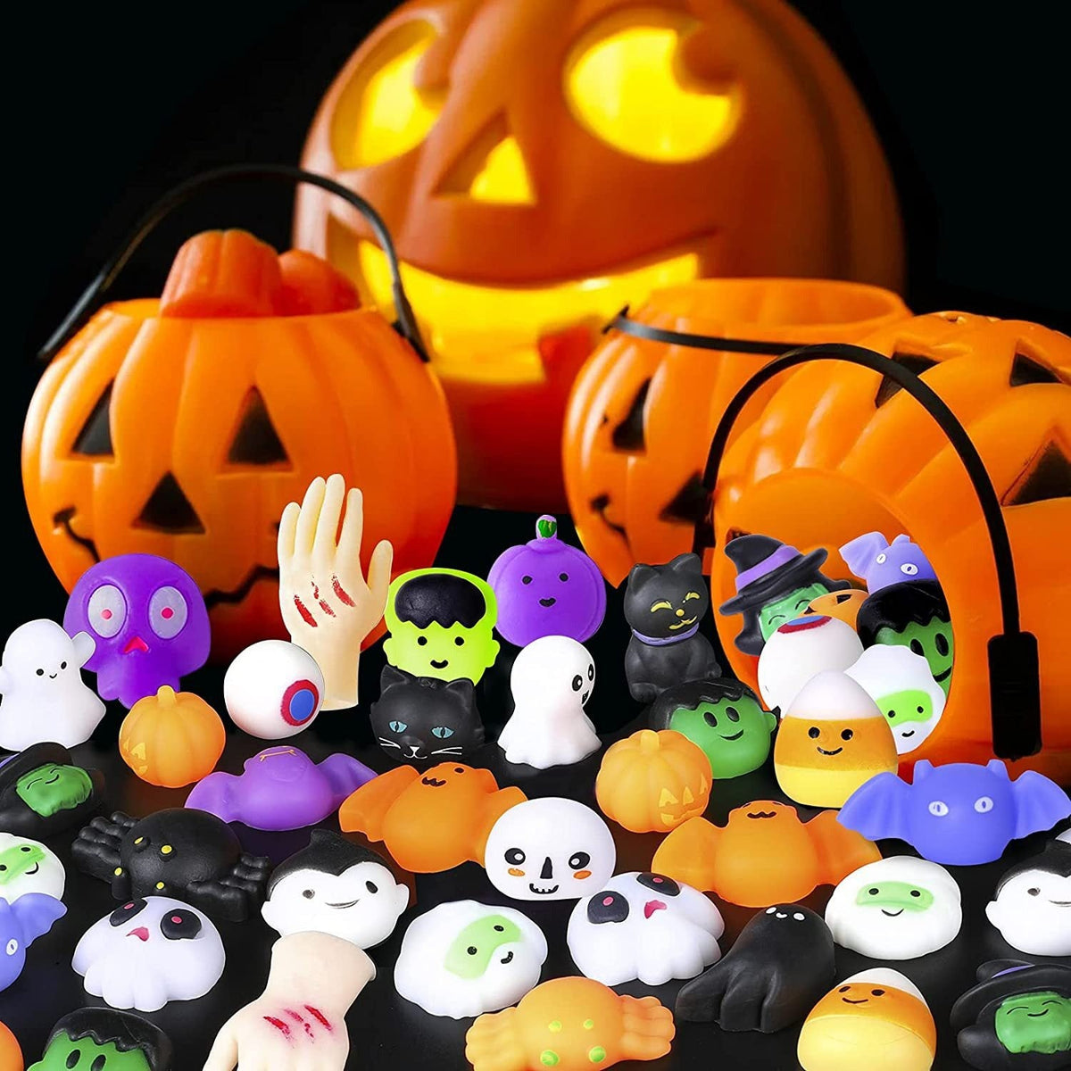 Halloween Squishy Party Favors – Assorted Halloween Squeeze Toys
