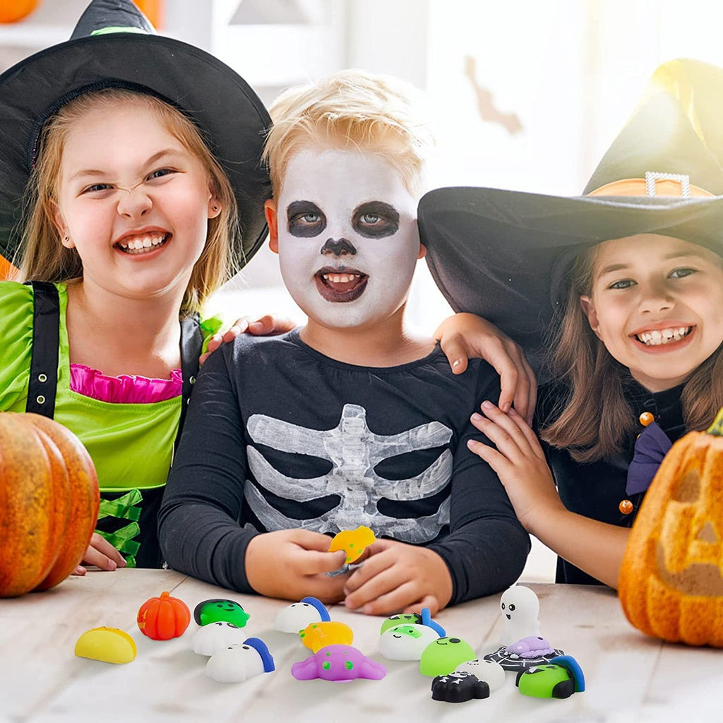 Halloween Squishy Party Favors – Assorted Halloween Squeeze Toys