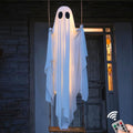 Halloween Hanging Ghost Decoration with Remote Control LED Lights