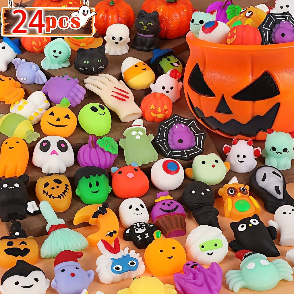 Halloween Squishy Party Favors – Assorted Halloween Squeeze Toys