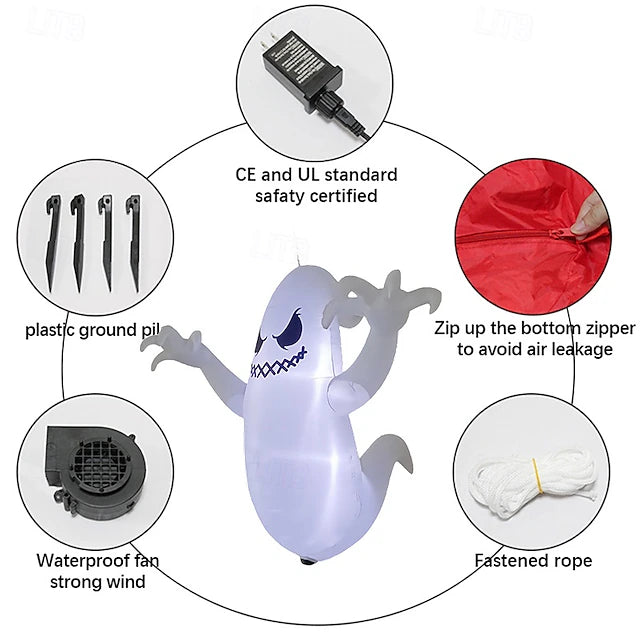 👻 The Boo Ghost™ – Halloween LED Inflatable Ghost Decoration